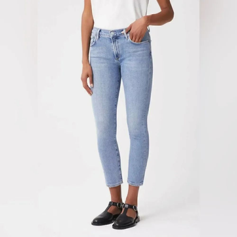 Agolde Toni Mid-Rise Straight Jean